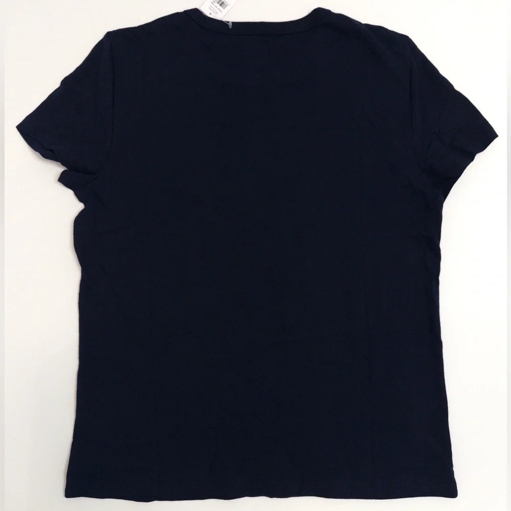 NWT GAP Favorite Crewneck T-Shirt Navy Blue Size S Basics - Picture 4 of 14